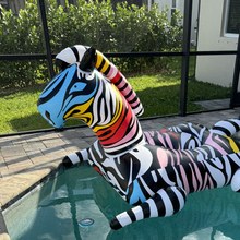 Aqua-Frank the colorful pool floatie
